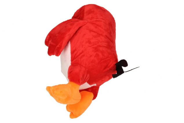 Plyšák pták červený 