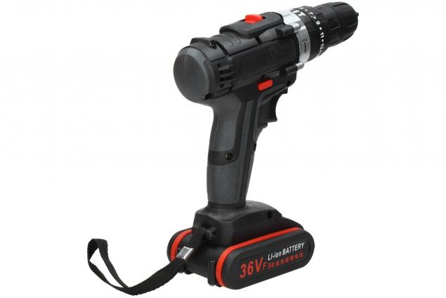 Aku vrtačka Drillpro s příklepem 21V včetně 2 kusů 36Vf baterií