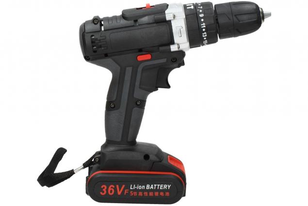 Aku vrtačka Drillpro s příklepem 21V včetně 2 kusů 36Vf baterií