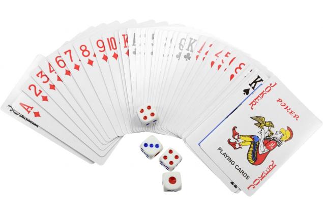 Foto 4 - Karty na poker s kostkami 108 kusů