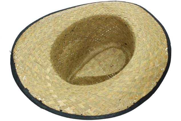 Foto 4 - Slaměný kovbojský klobouk s černým páskem