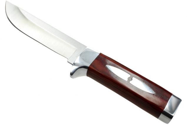 Foto 4 - Hobby lovecký nůž s dřevěnou rukojetí