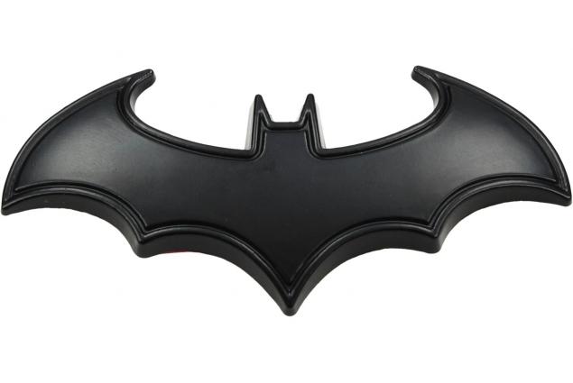 Kovová samolepka Batman 8 x 3 cm černá