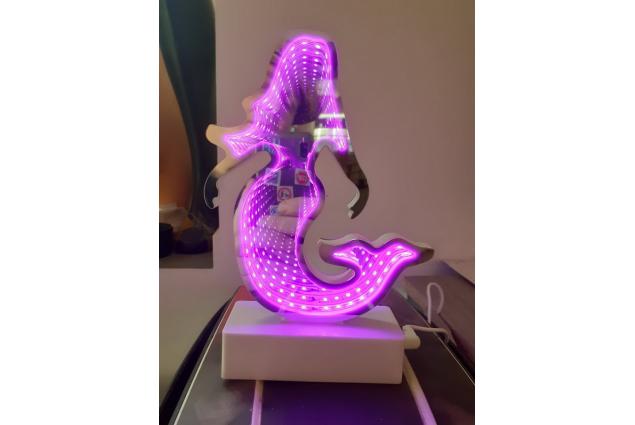 Foto 7 - 3D USB Lampa Mořská Panna