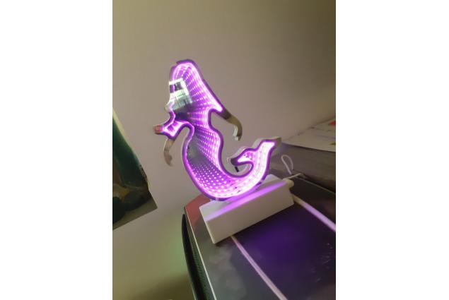 Foto 9 - 3D USB Lampa Mořská Panna