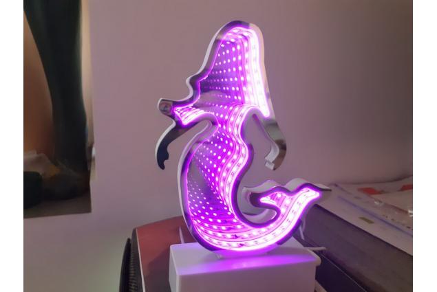 Foto 10 - 3D USB Lampa Mořská Panna