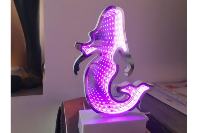 Foto 11 - 3D USB Lampa Mořská Panna