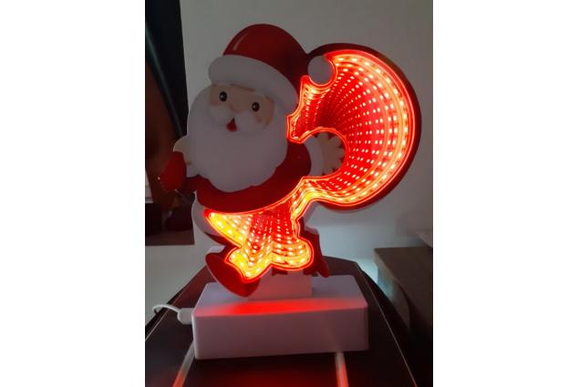 3D USB Lampa Santa Klaus