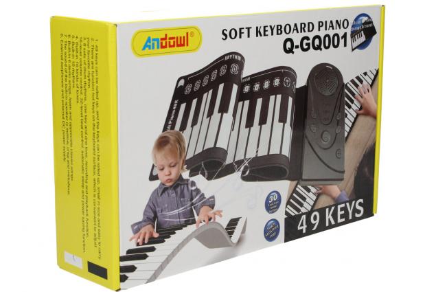Foto 9 - Skládací Soft KeyBoard Piano 49 Kláves Q-GQ001 Andowl
