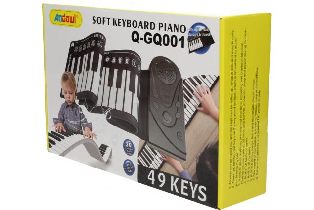 Foto 10 - Skládací Soft KeyBoard Piano 49 Kláves Q-GQ001 Andowl