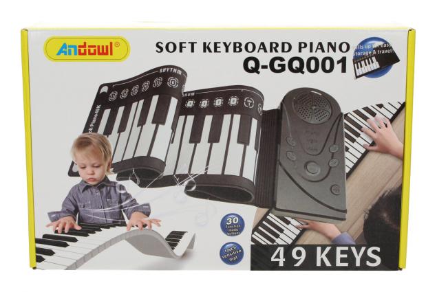 Foto 11 - Skládací Soft KeyBoard Piano 49 Kláves Q-GQ001 Andowl