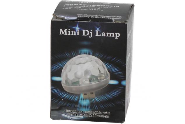 Mini DJ Barevné Disko Světlo USB