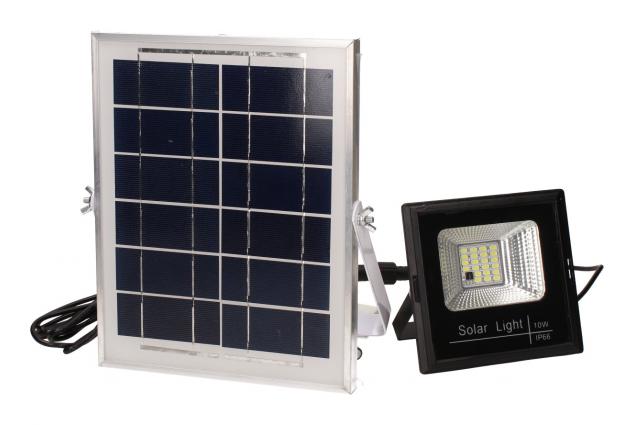 Foto 2 - Solární systém LED reflektor 10W s dálkovým ovladačem