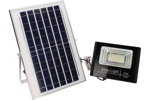 Foto 2 - Solární systém LED reflektor 25W s dálkovým ovladačem