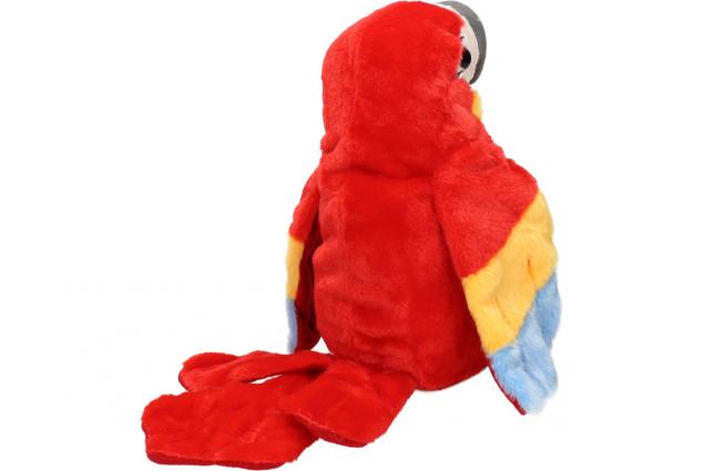 Interaktivní mluvící papoušek Červený