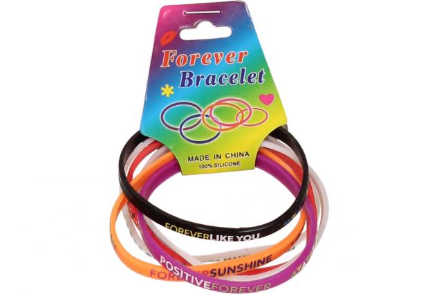 Foto 5 - Náramky Forever Bracelet 6 kusů barevné