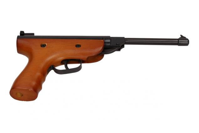 Foto 3 - Vzduchová pistole jednoruční dřevěná (ráže 4,5mm)
