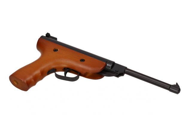 Foto 4 - Vzduchová pistole jednoruční dřevěná (ráže 4,5mm)