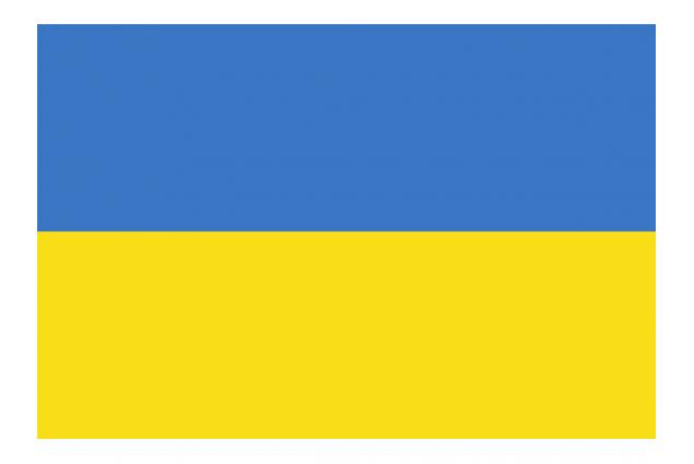 Foto 2 - Vlajka Ukrajiny 90x150cm Tunel
