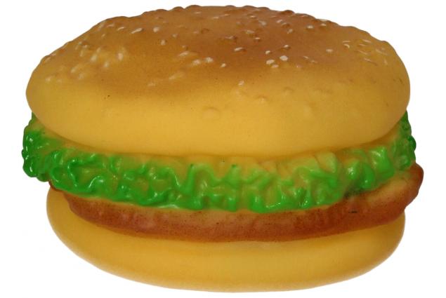 Foto 7 - Pískací hračka Burger 8cm