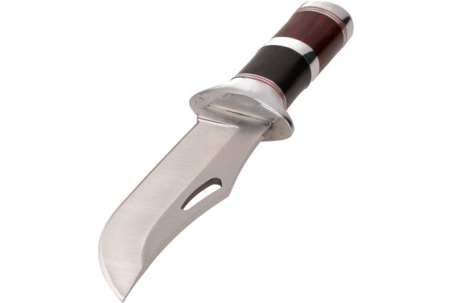 Foto 3 - Lovecký nůž s dírou v čepeli s pouzdrem 28cm