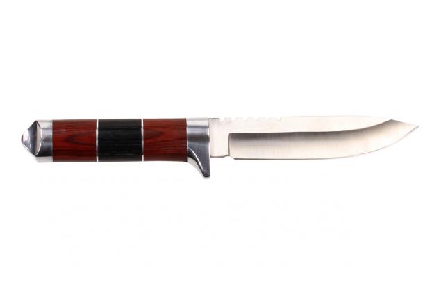 Foto 2 - Lovecký nůž s pilkou s pouzdrem 28cm