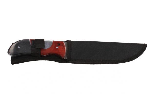 Foto 3 - Lovecký nůž s pilkou a dírou v čepoeli s pouzdrem 28cm