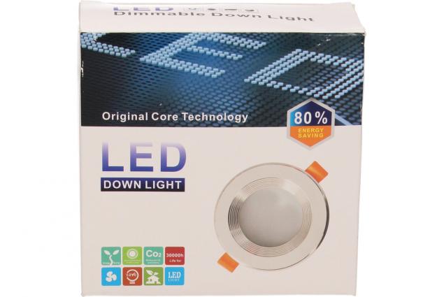 Vestavné LED bodové světlo 7W čtvercové
