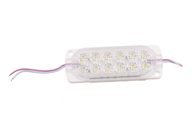 Foto 4 - Nalepovací silná oválná LED dioda bílá 10ks Led Diod
