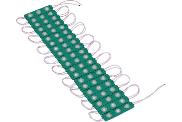 Foto 2 - Nalepovací silná tříbodová LED dioda zelená