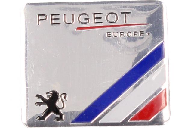 Foto 2 - Kovová samolepka Peugeot Europe 6 x 5,5 cm