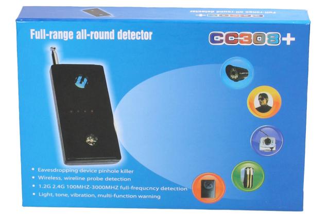 Multifunkční detektor odposlechů a kamer CC308+
