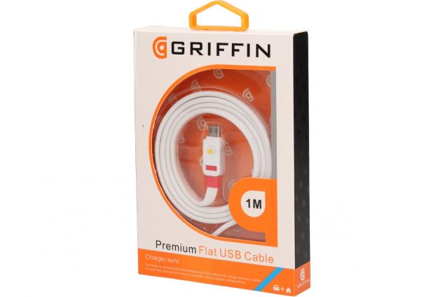 Foto 3 - Premium Flat USB Cable Micro USB 1m Griffin