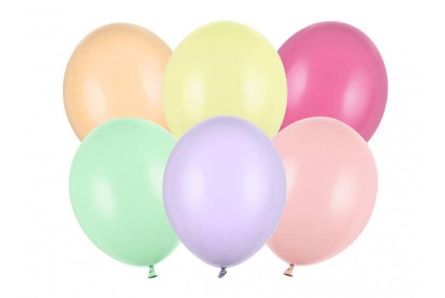 Nafukovací balónky Party 25ks latexové pastelové mix barev