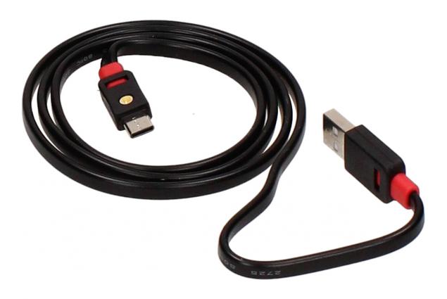 Foto 4 - Premium Flat USB-C Cable 1m Griffin černý
