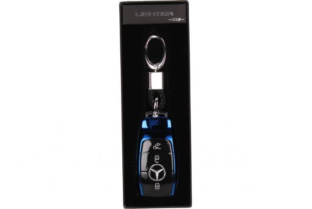 Foto 2 - USB Plazmový zapalovač Mercedes a klíčenka 2v1