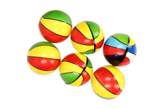 Pěnové míčky do vody 6ks basketball 10cm