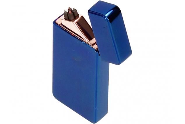 Foto 7 - Dotykový Zavírací Plazmový Nabíjecí Modrý USB zapalovač