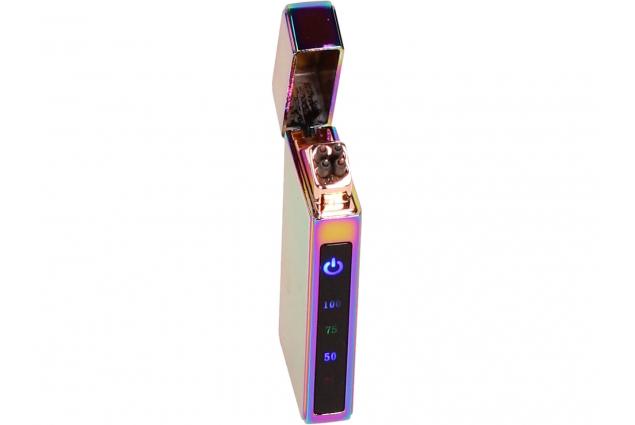 Dotykový Zavírací Plazmový Nabíjecí Duhový USB zapalovač