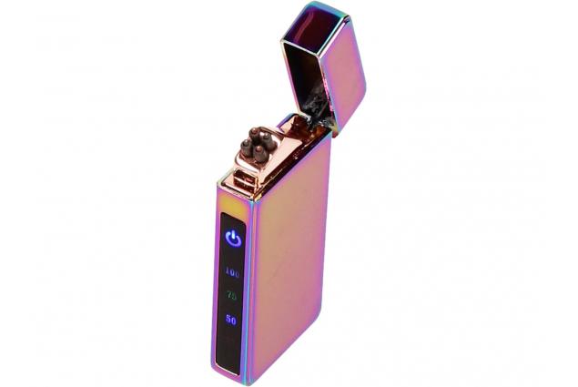 Dotykový Zavírací Plazmový Nabíjecí Duhový USB zapalovač