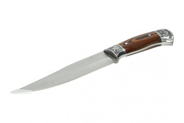 Foto 8 - Hobby lovecký nůž v pouzdře se zdobenou rukojetí 31cm