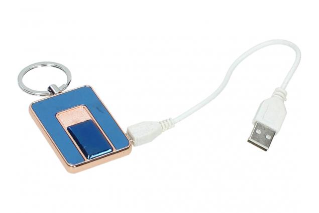 Foto 4 - USB zapalovač modrý na klíče