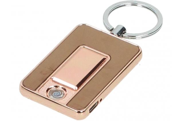 USB zapalovač zlatý na klíče