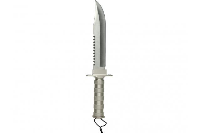 Foto 5 - Nůž na přežití v přírodě 35 cm velký stříbrný