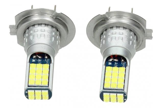 LED autožárovka H7 12V, 30 SMD LED sada 2 kusy HT-9298 white light