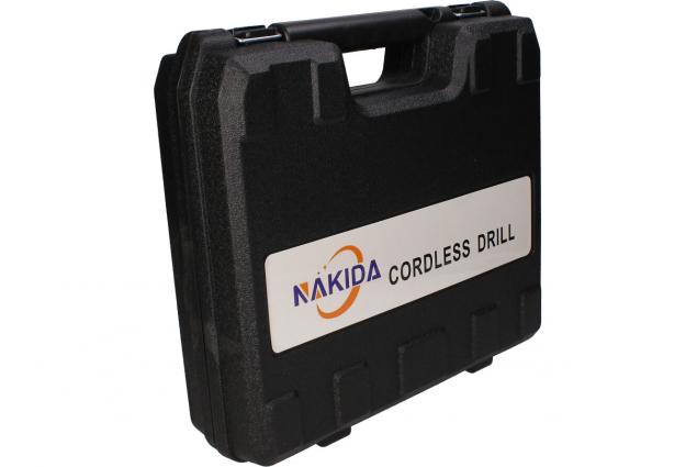 AKU vrtačka NAKIDA včetně 2 ks LI-ION baterií s příklepem