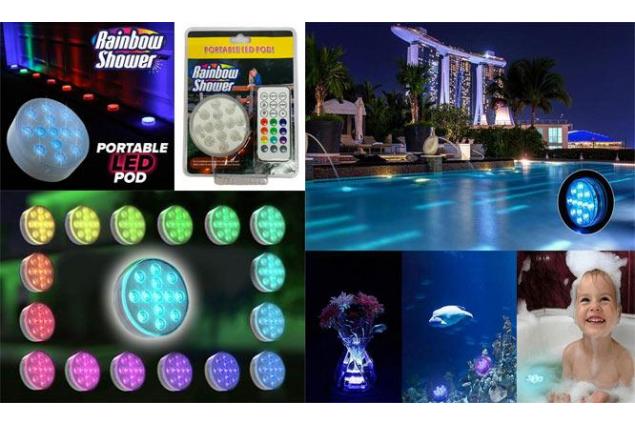 Foto 4 - Světlo do bazénu 16 barev na Baterie