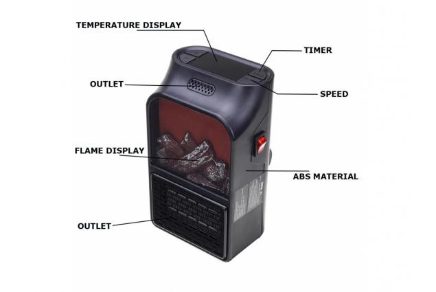 Foto 10 - Flame Heater - Teplovzdučný ventilátor, topení