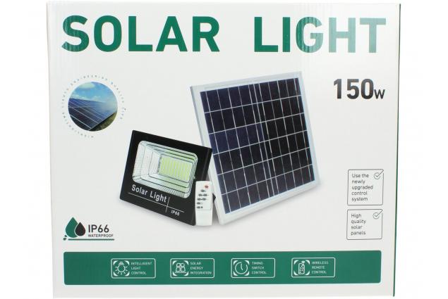 Solární systém LED reflektor 150W s dálkovým ovladačem