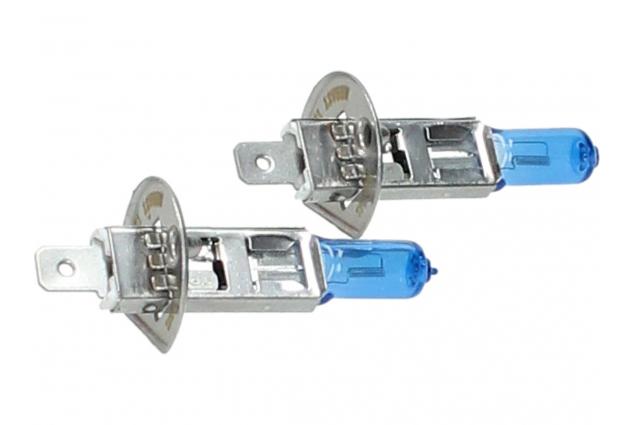 Halogenové žárovky H1 12V-55W modrá sada 2 kusy